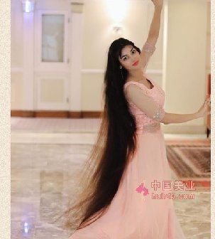 印度孟买长发女Karriena及腿长发图片95张