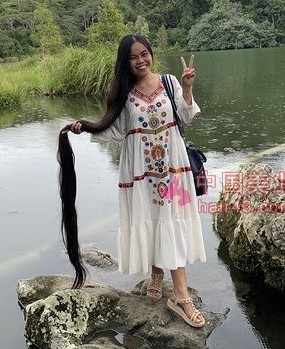 印尼知名长发女Angie Yunia Soneta 2米长发图片204张