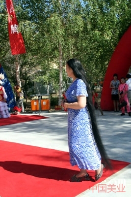 新疆阿勒泰长发女卡文2.1米长发回顾