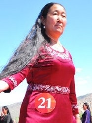新疆阿勒泰长发女古丽孜娅·哈山1.75米长发回顾