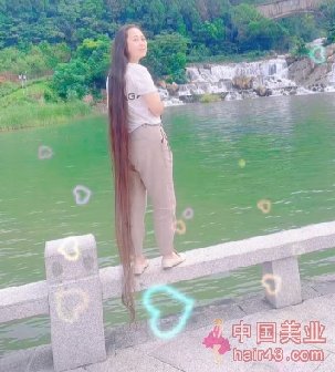 新增浙江台州长发女范素英2米多长长发图片15张