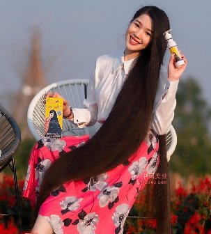 泰国长发女Sona Sopitnapa这几张做广告的图片真仙
