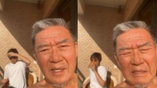 69岁李立群晒隔离生活 女儿在阳台喝茶意外抢镜