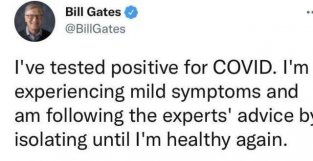 比尔·盖茨新冠病毒检测结果呈阳新，目前症状轻微