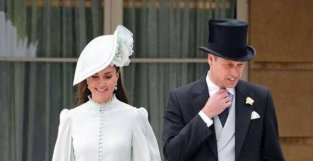 英国王室花园派对，凯特王妃靠“现代疯帽子”一秒搭出女主人气场