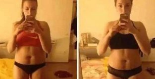 一个外国女孩，进行14周徒手燃脂训练，身材变化会有多大？