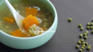 好喝又营养的绿豆汤做法——南瓜绿豆汤
