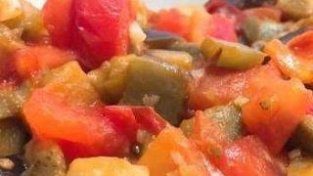 西红柿炒茄子，清热解暑，调节胃肠功能