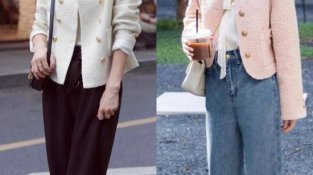 今年流行“小香风外套”的这3种穿法，时髦高级不撞衫，气场全开