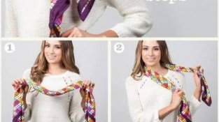 围巾的系法有很多种，你知道怎么系吗？