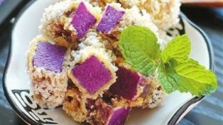 介绍一款非常有特SE的酥炸紫山要美食