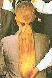 Wound ponytail 1