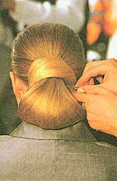 Wound ponytail 5