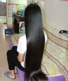 剪下姑娘的极美长发-发